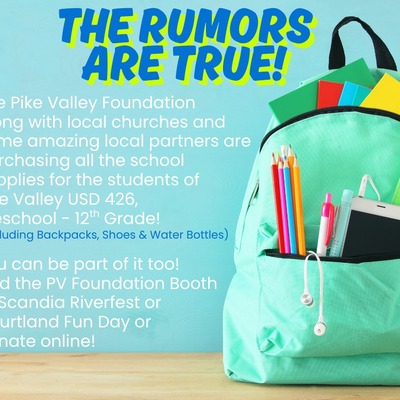 We're excited to team up with some other local groups to provide supplies for all the kiddos!